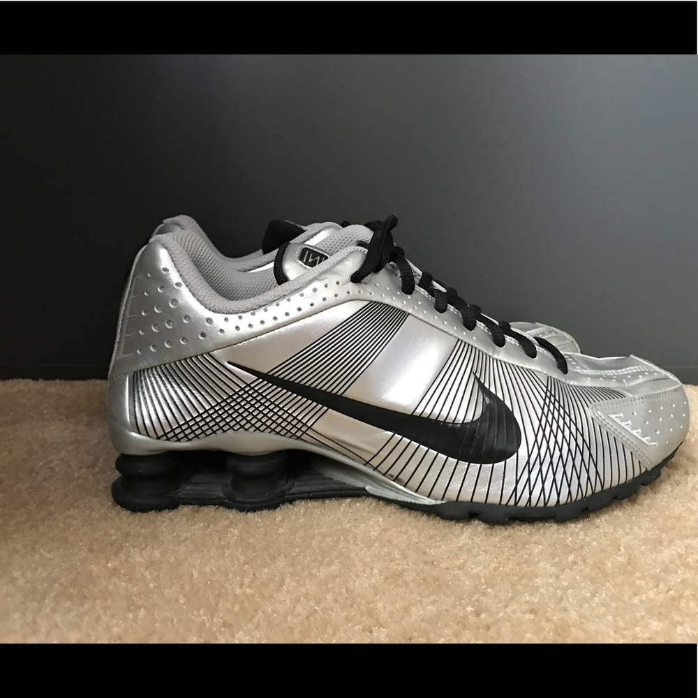 Nike shocks.